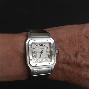 Cartier Santos Galbee Stainless Steel Quartz Watch